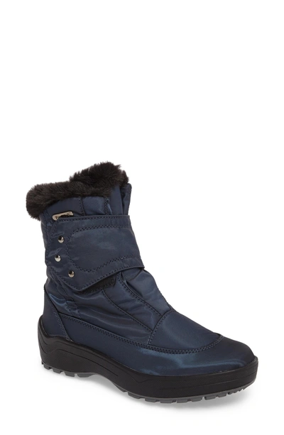 Shop Pajar Shoes 'moscou' Snow Boot In Navy Fabric