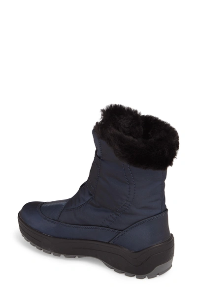 Shop Pajar Shoes 'moscou' Snow Boot In Navy Fabric
