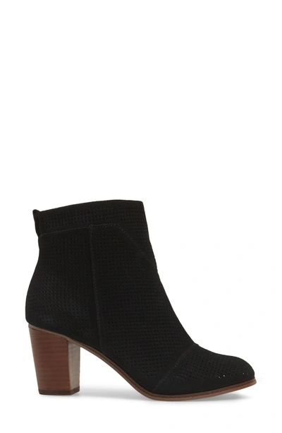 Shop Toms 'lunata' Bootie In Black Suede