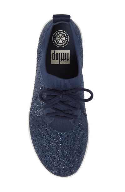 Shop Fitflop Uberknit(tm) F-sporty Sneaker In Midnight Navy