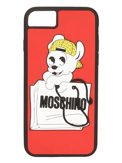 Shop Moschino Pudge Iphone 7 Case In Red
