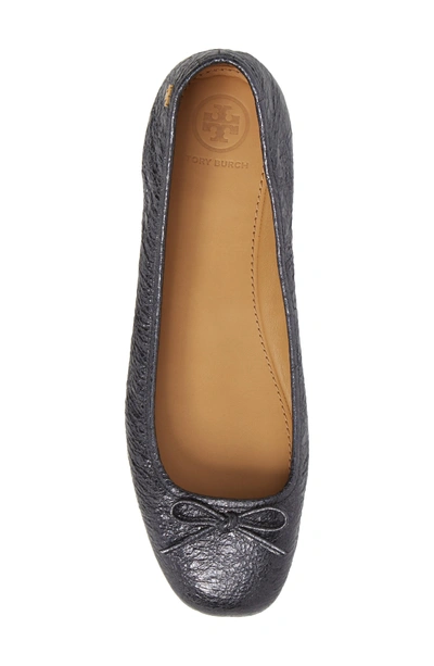 Shop Tory Burch Laila Driver Ballet Flat In Navy/ Perfect Navy