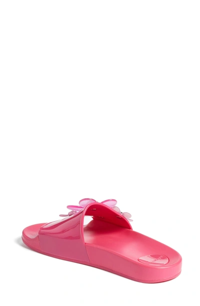 Shop Marc Jacobs Daisy Aqua Slide Sandal In Fuchsia