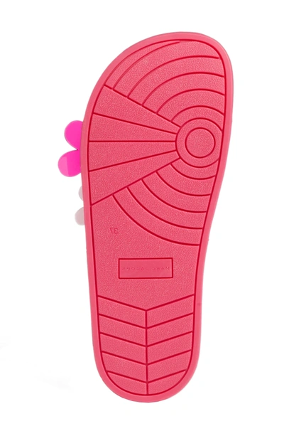 Shop Marc Jacobs Daisy Aqua Slide Sandal In Fuchsia