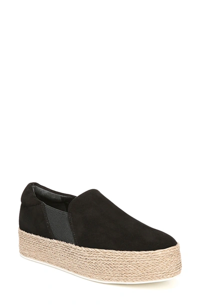 Shop Vince Wilden Flatform Espadrille In Black