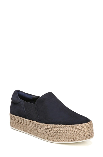 Shop Vince Wilden Flatform Espadrille In Coastal Suede