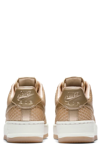 Shop Nike Air Force 1 Upstep Premium Platform Sneaker In Blur/ Blur/ Summit White