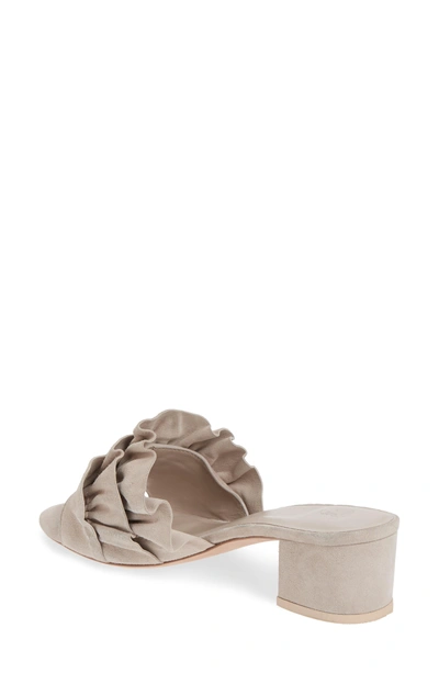 Shop Joie Mai Ruffle Slide Sandal In Fog