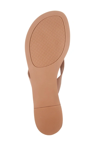 Shop Tory Burch Monroe Flip Flop In Light Makeup