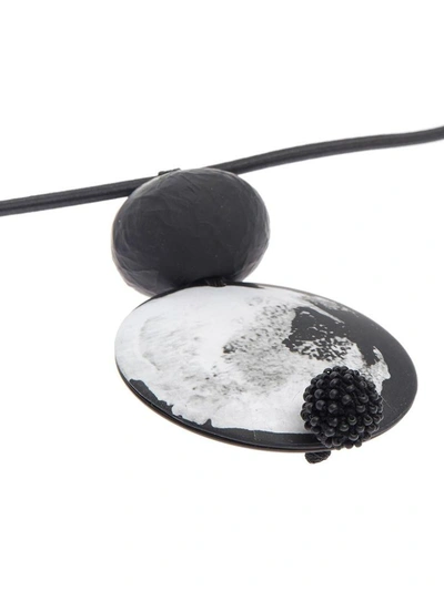 Shop Maria Calderara Necklace In Black