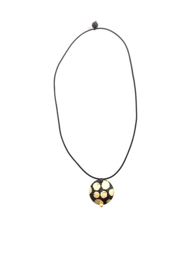 Shop Maria Calderara Necklace In Gold