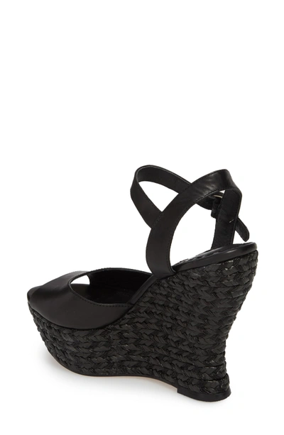 Shop Alice And Olivia Jana Wedge Platform Sandal In Black