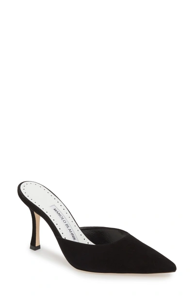 Shop Manolo Blahnik Arriga Pump In Black