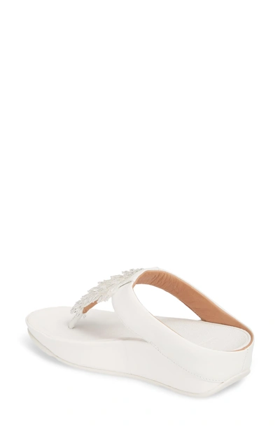 Shop Fitflop Rumba Sandal In Urban White Leather