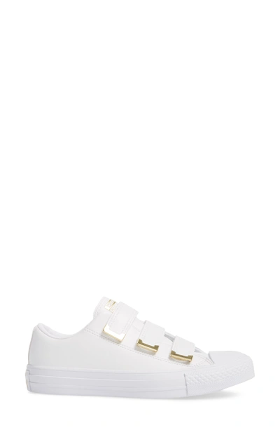 Shop Converse Chuck Taylor All Star 3v Low Top Sneaker In White/ White