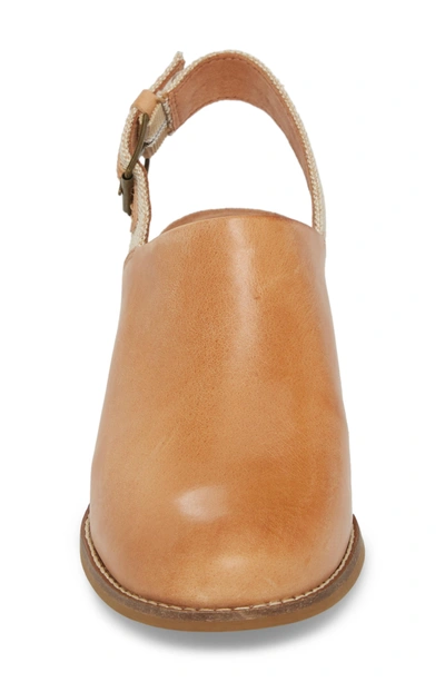 Shop Toms Leila Slingback Sandal In Honey Leather