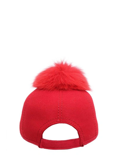 Shop House Of Lafayette Wool Cap In Red