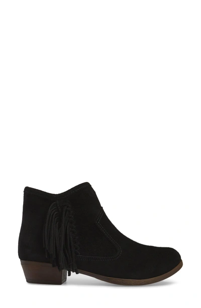 Shop Minnetonka Blake Fringe Bootie In Black