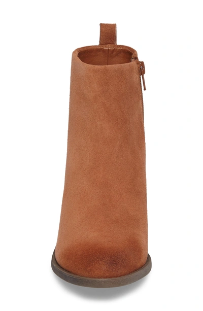 Shop Lucky Brand Natania Bootie In Toffee Suede