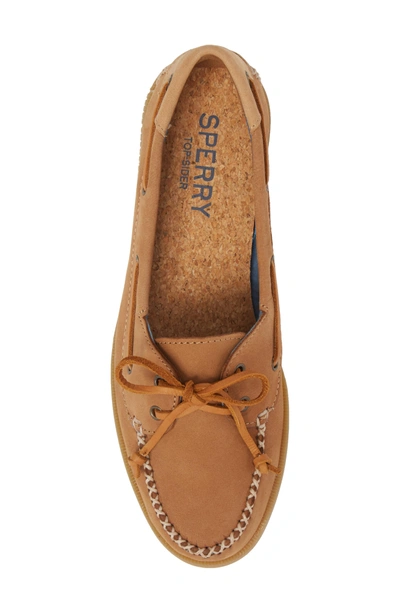 Shop Sperry 'authentic Original' Boat Shoe In Tan Venice Leather