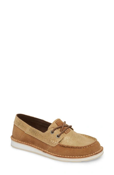 Shop Ariat Cruiser Castaway Loafer In Castaway Rustic Leather