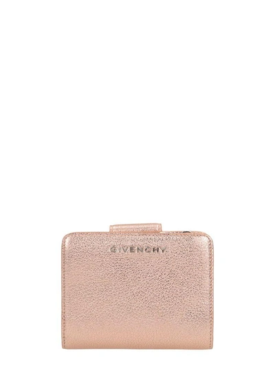 Shop Givenchy Pandora Small Wallet In Rose-pink
