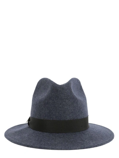 Shop Dsquared2 Clement Panama Hat In Blu