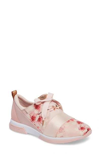 Shop Ted Baker Cepap Sneaker In Blossom Print