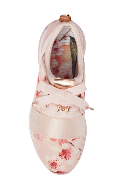 Shop Ted Baker Cepap Sneaker In Blossom Print
