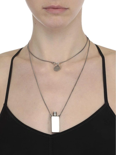 Shop Ann Demeulemeester Silver Necklace