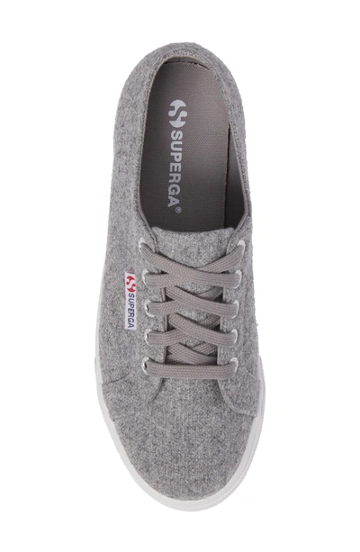 Shop Superga 2790 Platform Sneaker In Light Grey Canvas