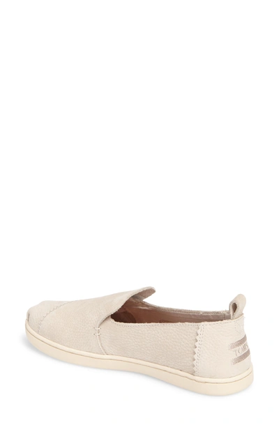 Shop Toms Deconstructed Alpargata Slip-on In Birch Nubuck Leather