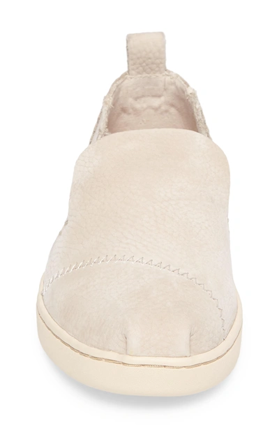 Shop Toms Deconstructed Alpargata Slip-on In Birch Nubuck Leather