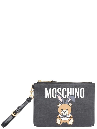 Shop Moschino Bag In Black