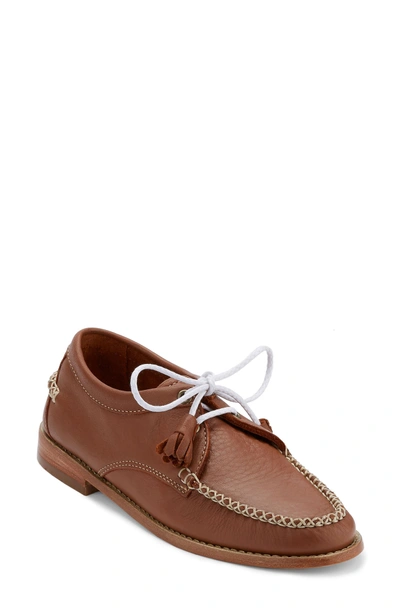 Shop G.h. Bass & Co. 'winnie' Leather Oxford In Tan Leather