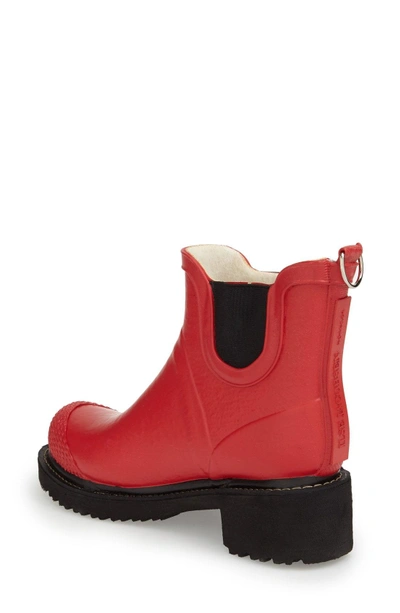 Shop Ilse Jacobsen 'rub 47' Short Waterproof Rain Boot In Deep Red