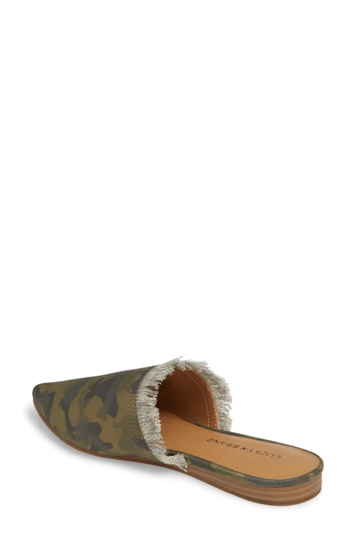 Shop Lucky Brand Bapsee Mule In Military Green