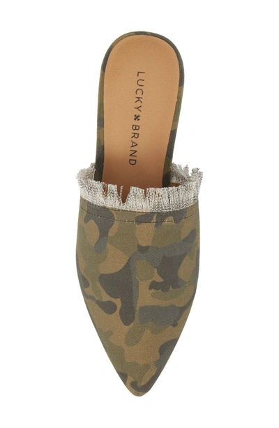 Shop Lucky Brand Bapsee Mule In Military Green