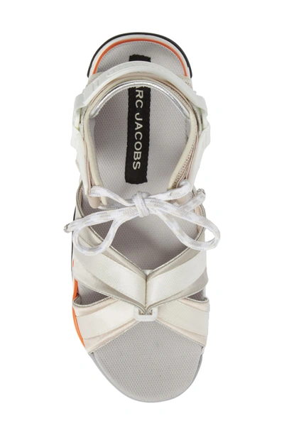 Shop Marc Jacobs Somewhere Sport Sandal In Off White Multi