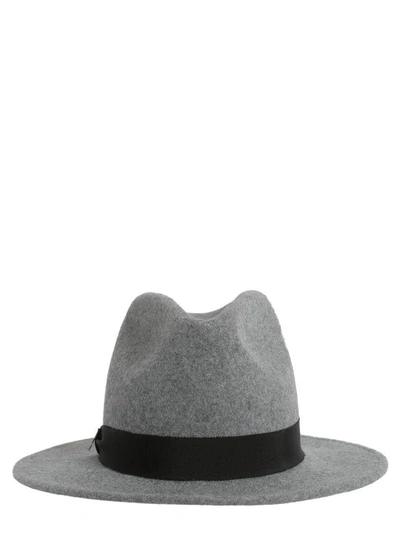 Shop Dsquared2 Clement Panama Hat In Grigio
