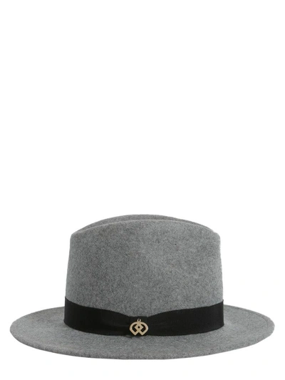 Shop Dsquared2 Clement Panama Hat In Grigio