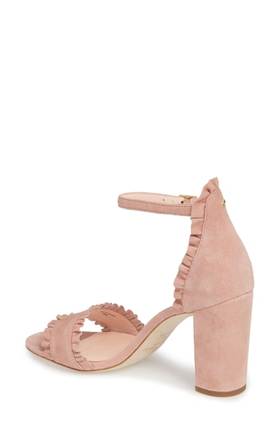 Shop Kate Spade Odele Ruffle Sandal In Dusty Blush