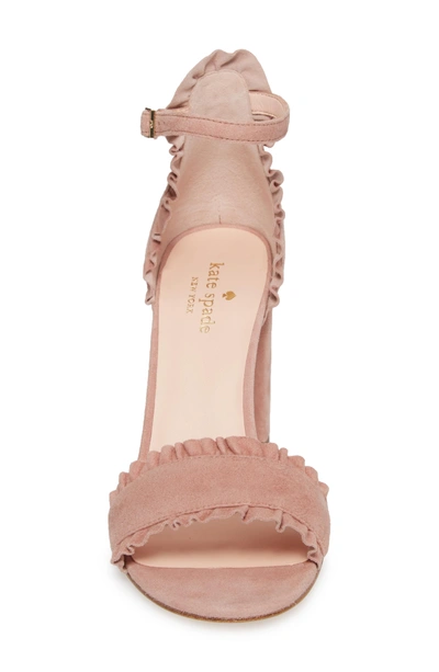 Shop Kate Spade Odele Ruffle Sandal In Dusty Blush