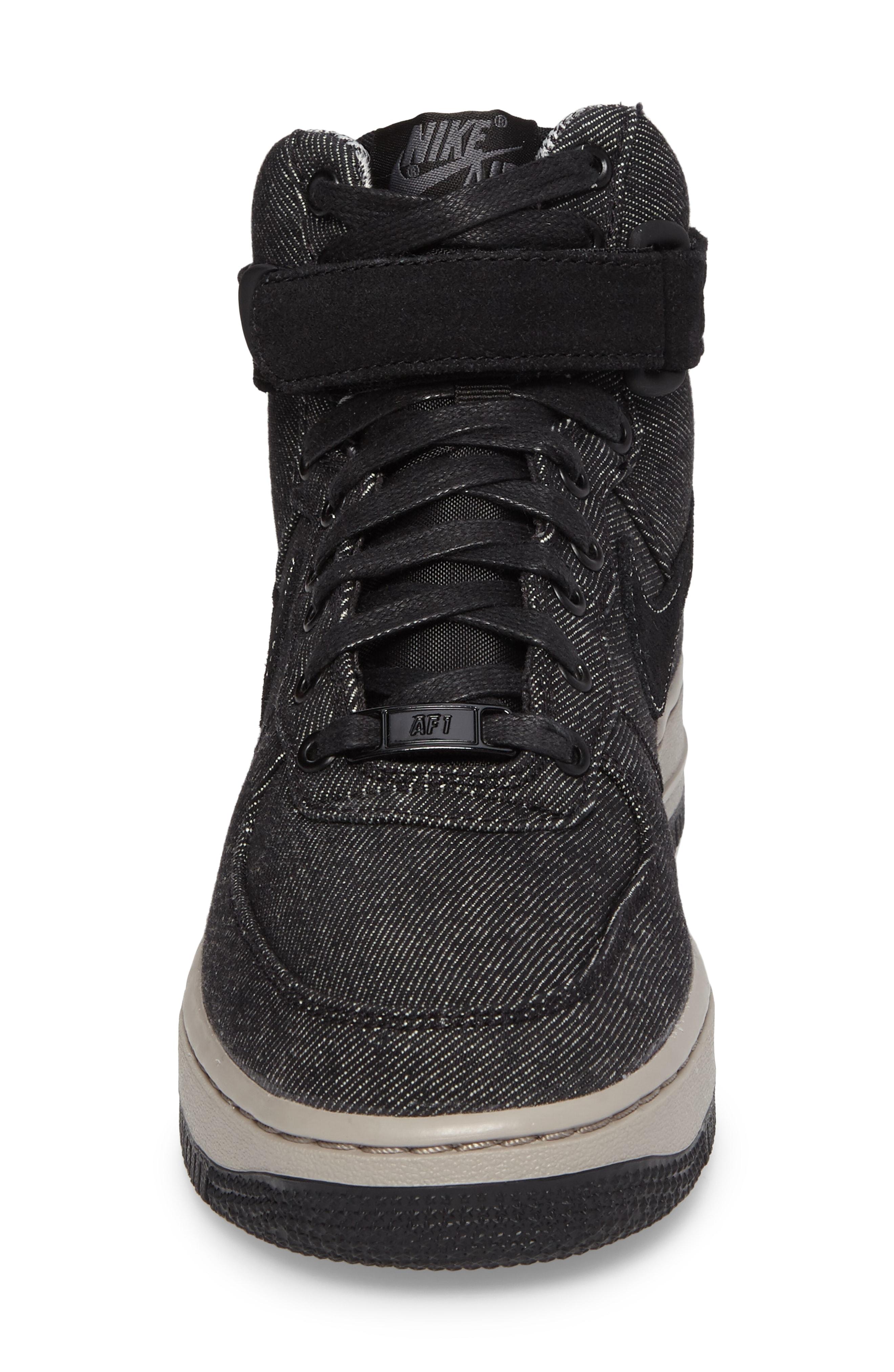 Nike Air Force 1 Hi SE Denim Black/Dark Grey-Cobblestone (Women's)
