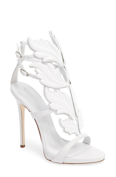 Shop Giuseppe Zanotti 'cruel' Wing Sandal In White