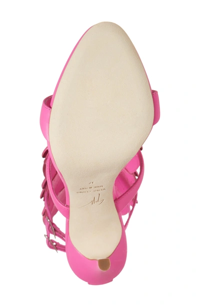 Shop Giuseppe Zanotti 'cruel' Wing Sandal In Pink