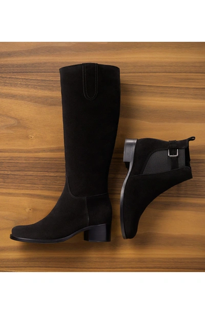 Shop La Canadienne 'polly' Waterproof Knee High Boot In Brown Suede