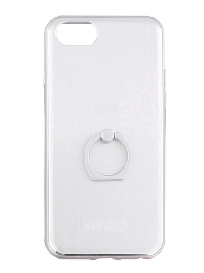 Shop Kenzo Iphone 8 Cover In Silver