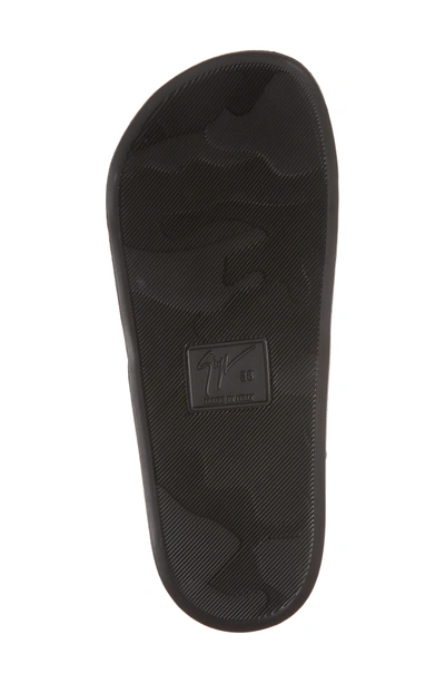 Shop Giuseppe Zanotti Laburela Slide Sandal In Black