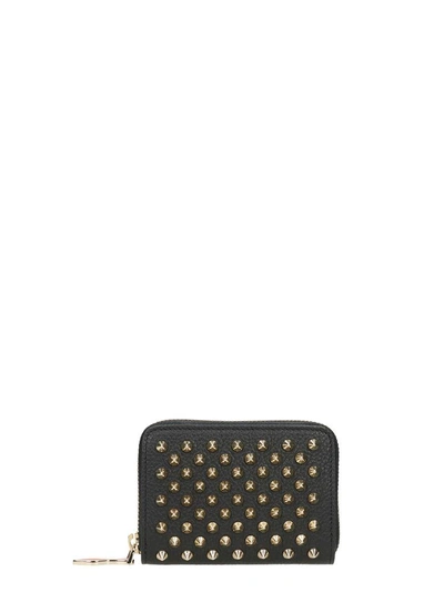 Shop Christian Louboutin Panettone Zipped Coin Purse In Black